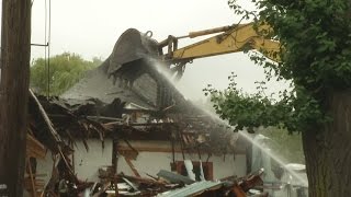 City tears down several drug houses