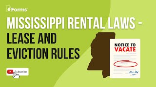 Mississippi Rental Laws Lease and Eviction Rules