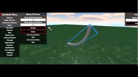 ROBLOX BuildEdit Advanced Pattern