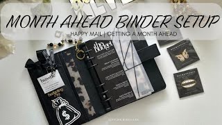 SETUP MY MONTH AHEAD BINDER WITH ME! | NEW BINDER | HAPPY MAIL 💌 screenshot 1