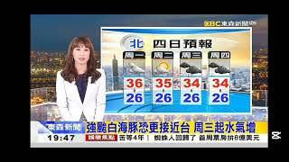 August 2, 2026【1900 EBC Evening News】【Weather Report】
