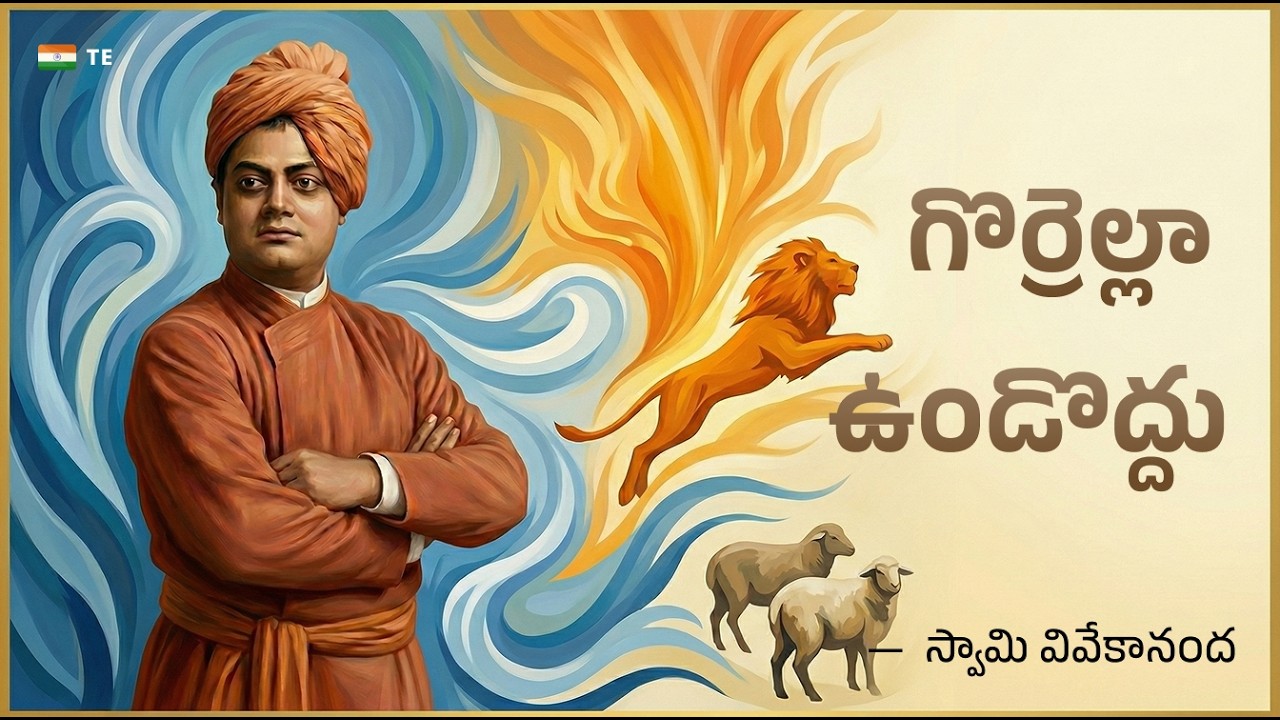 🟩 ᴛᴇ | స్వామి వివేకానంద: “మీరు గొర్రెలు కాదు, సింహాలు” | ఆత్మ జ్ఞానం | Life-Changing Wisdom
