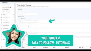 Paano mag add ng variant variation type sa lazada product store   2023
