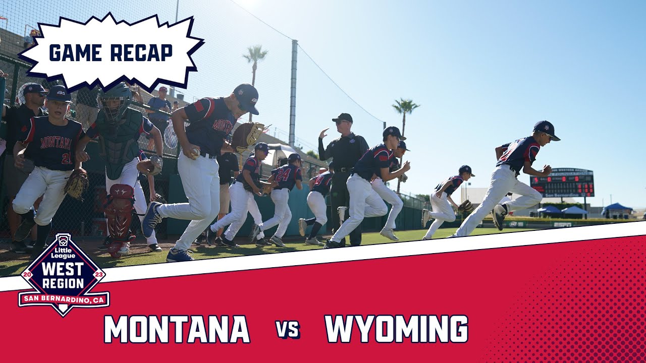 Game Highlights Montana defeats Wyoming Little League Baseball