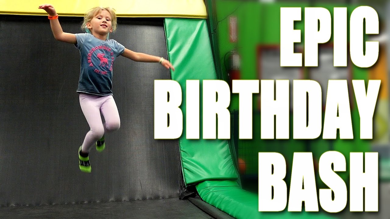 EPIC COVID BIRTHDAY BASH AT THE TRAMPOLINE PARK | WHAT IT'S LIKE TO TURN 6 YEARS OLD