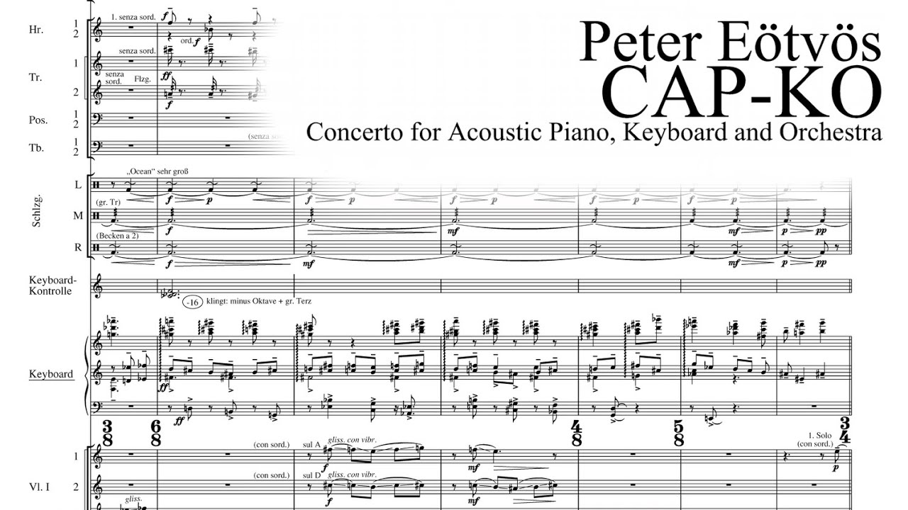Peter Eötvös - CAP-KO [w/score]