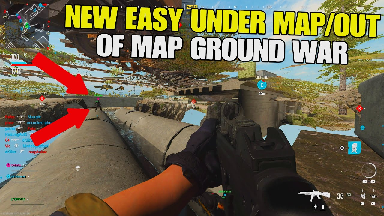 Modern Warfare 3 Glitches New Easy Under Map And Out