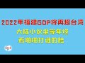 【游侠小周】2022年福建省GDP将再超台湾,大陆小伙坐等年终,看啪啪打谁的脸