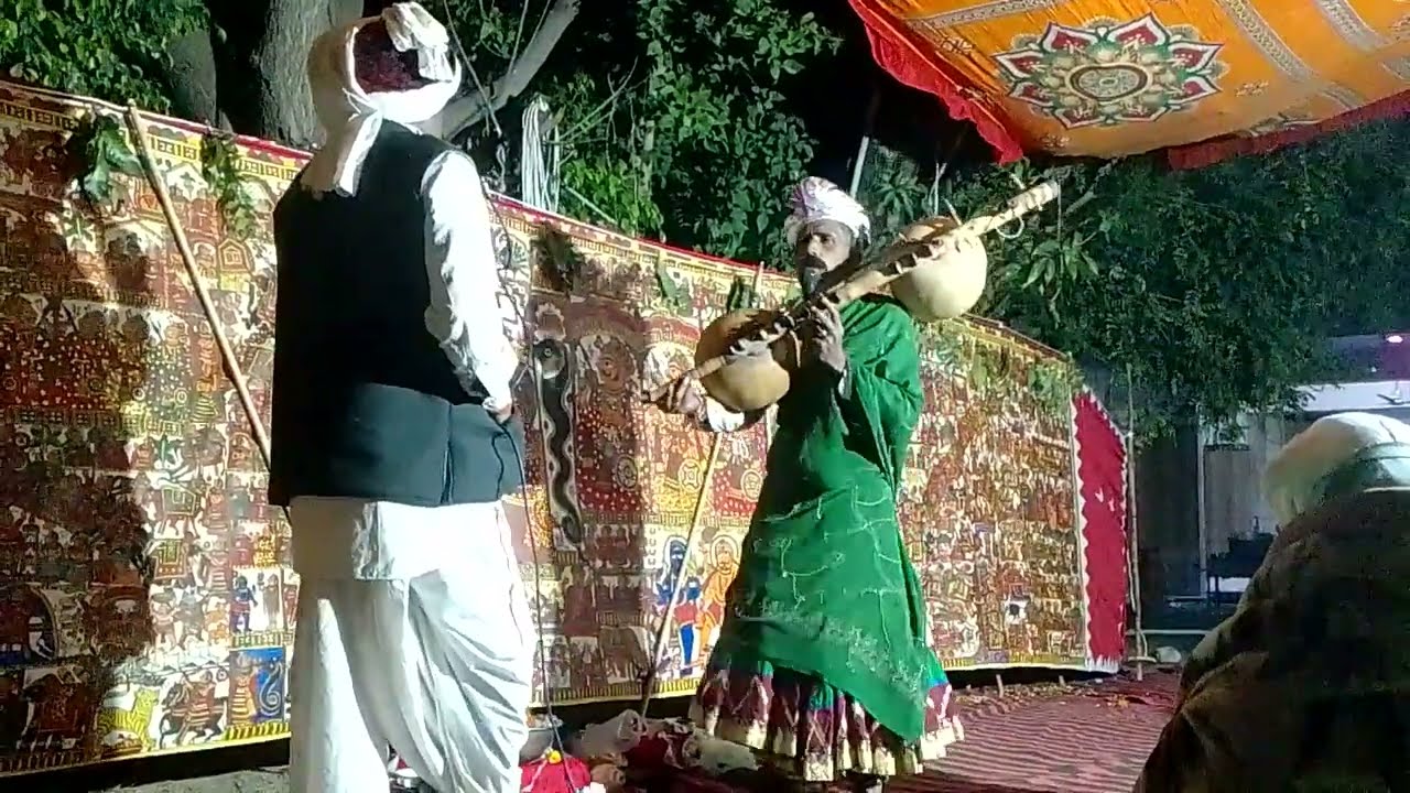 श्री देवनारायण भगवान की पड़!!ranlal bhopa रंगलाल जी भोपा ओर राजू जी भोपा 