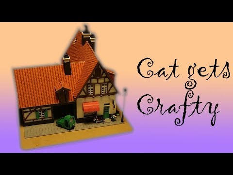 Japanese Miniature Papercraft of Kiki's Delivery Service