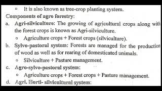 Agroforestry What Is Agroforestry Components Of Agroforestry