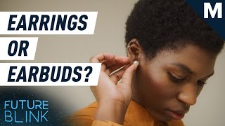 No One Will Know You're Wearing Earbuds With These Audio Earrings | Future Blink