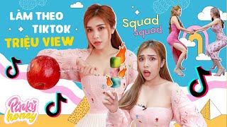 LÀM THEO TIKTOK TRIỆU VIEW | Pinky Tự Cover TikTok Triệu View Của Mình | PINKY HONEY