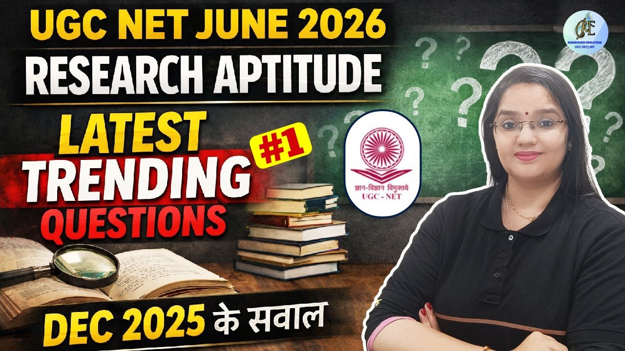 UGC NET June 2026 | Paper-1 Research Aptitude | Dec 2025 Latest Questions | Rachana Ma’am