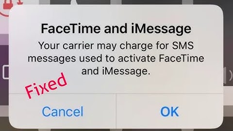 Your Carrier May Charge for SMS Messages Used to Activate iMessage & FaceTime on iPhone after iOS 14