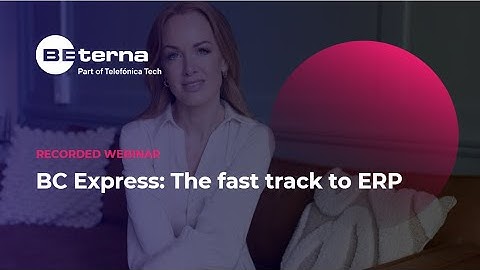 BC Express: The fast track to ERP