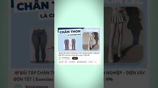 Thon gì chứ thon chân là ai cũng mê #komorepeace #thonchan #workout #giammodui