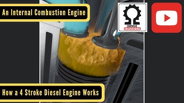 How a 4 Stroke Diesel Engine Works: An Internal Combustion Engine
