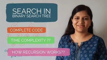 Search Operation in Binary Search Tree | Python | Data Structure Interview Question | Chapter 8 P2