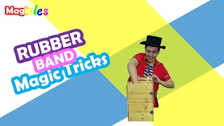 3 Easy Rubber Band Magic Tricks Magicles Episode 1