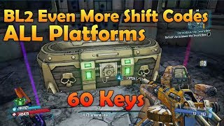 Borderlands 2 Even More Shift Codes for ALL Platforms 60 Golden Keys
