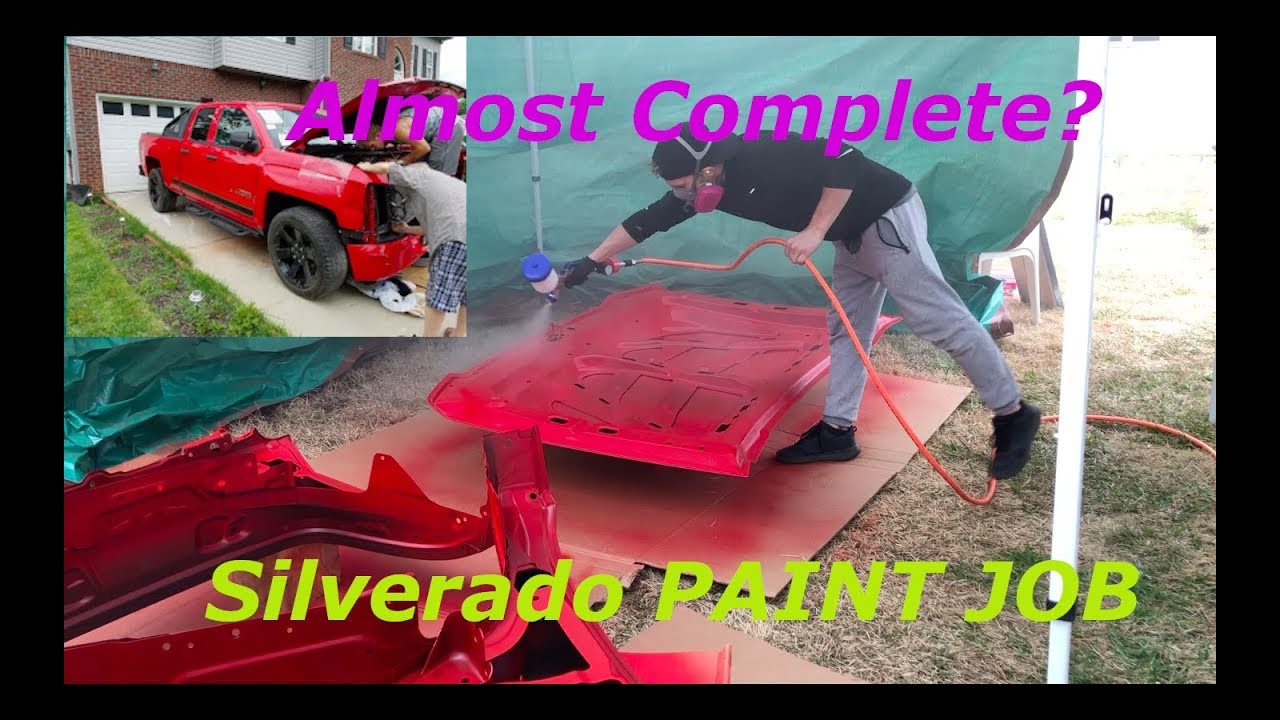 2016 Silverado Special Edition Rebuild Part 4 Paint Job YouTube
