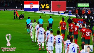 CROAITA vs MOROCCO | FIFA World Cup Qatar 2022 | 3rd Place | eFootball PES 2021 Gameplay