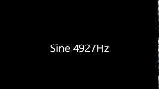 Sine 4927Hz Audio Only
