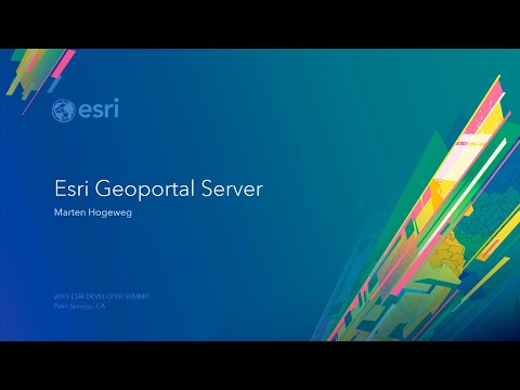 Esri's Open Source GeoPortal Server: Building Discovery Solutions