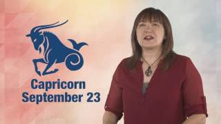 Daily Horoscope September 23, 2016: Capricorn