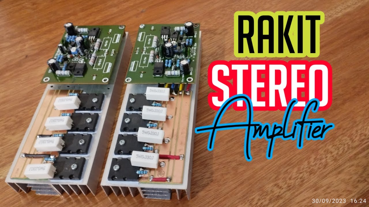 Rakit Stereo Amplifier - Tahap Perakitan Power Amplifier Bagi Pemula ...