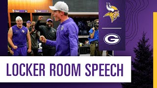 Kevin O’Connell’s Locker Room Speech After the Vikings Season Opener Win Over the Packers