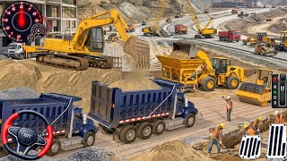 Heavy Excavator Road Construction Simulator 3D 🚧 | City JCB 2026 Game - Android Gameplay screenshot 5