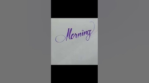 How to write with cut marker #calligraphytutorial #morningvibes #cursive #handwriting#cursivewriting