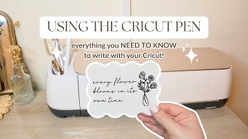 Cricut PEN TUTORIAL for beginner Cricut crafters | How to WRITE with your CRICUT