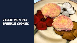 Sprinkle Valentine’s Day Cookies