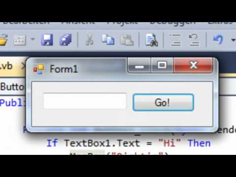 Visual Basic - Grundlagen, If & Else (1)