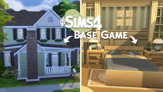 Base Game Suburban Family Home | Sims 4 Speed Build