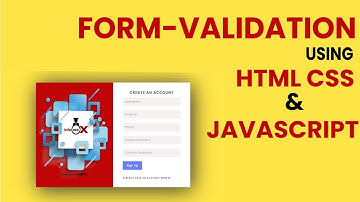 Form - Validation Using Javascript Regex | Form | Web development |