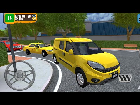 Taksi Doblo Araba Oyunu - Direksiyonlu Taksi Oyunu - Android Gameplay