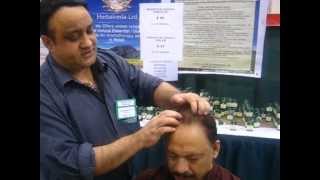 Head Massage By Herbal Veda Whole Life Expo 2011