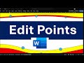 How to Edit shap using Edit Point Computer tips in ms word | rean khmer computer