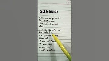 Thumbnail of Sombr- Back to friends 💜 (Lyrics)#ytshorts #music #song #songlyrics