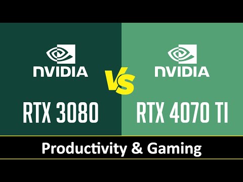 nVidia GeForce RTX 3080  vs nVidia GeForce RTX 4070 Ti - Productivity & Gaming (Core i9 13900K)