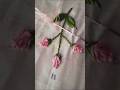 Twine stitch embroidery for beginners step by step tutorial flower design #shortvideo #viralvideo