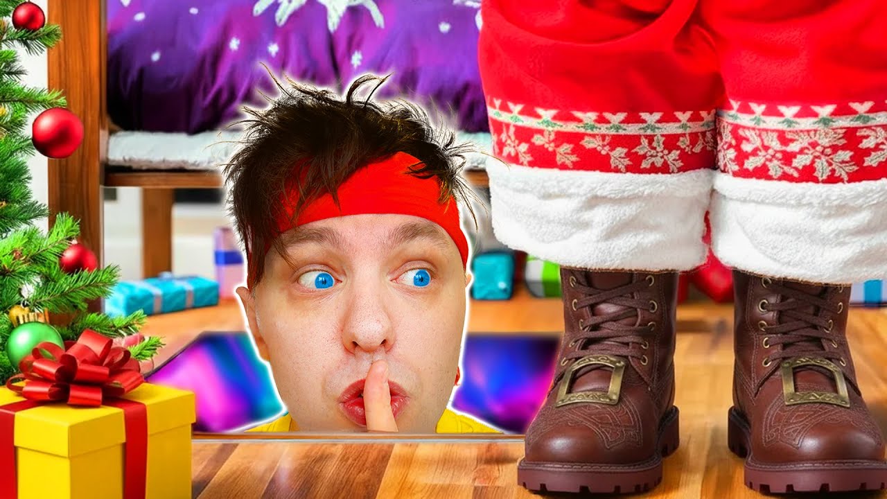 BYGGER  HEMLIGT GAMING RUM FÖR ATT FÅNGA JULTOMTEN