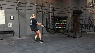 Single Arm Reverse Sled Drag