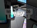 Wie gut ist die erste Beta von iOS 26, iPadOS 26 und macOS 26?! #shorts #ios26 #apple #iphone