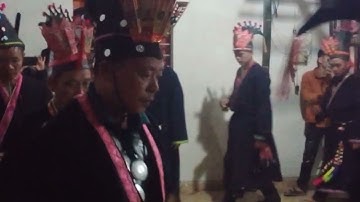 Màn nhảy múa schán tộ cấp sắc 12 đèn người dao tiền.