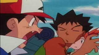 Ash looses on Brock